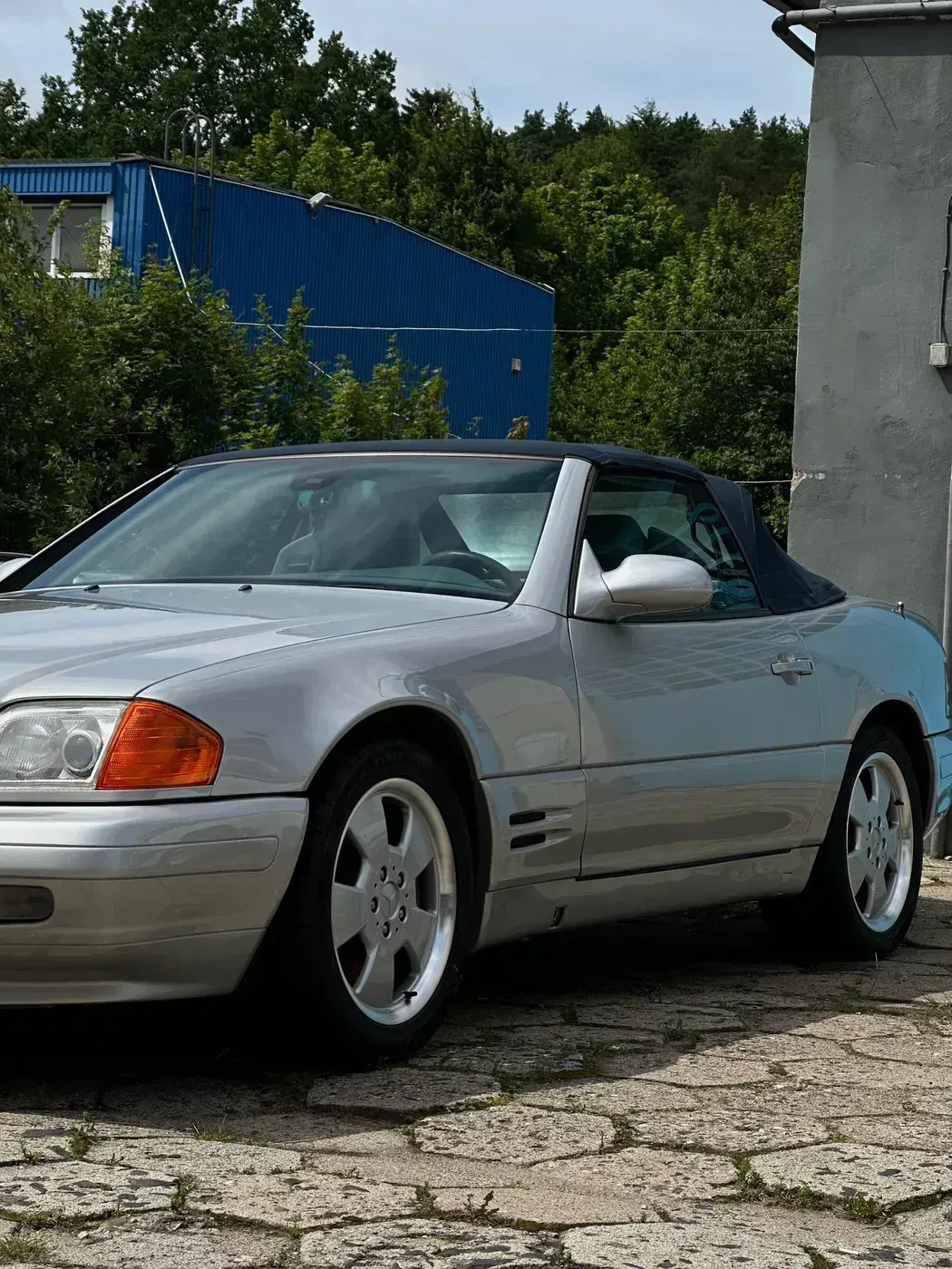 Mercedes SL 500 po detailingu — Mycie detailingowe